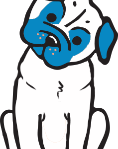 Pug Puppy Illustration